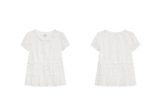 ruffled white shirt