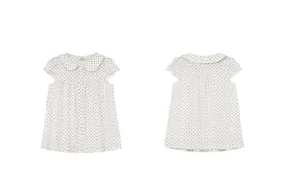 polka dot collar