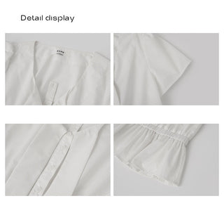 bow white shirt