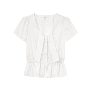 bow white shirt
