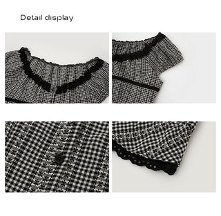 black lace shirt