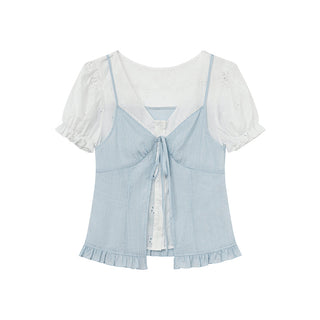 hollow puff sleeve