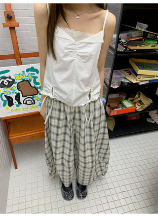 lace-up western vest