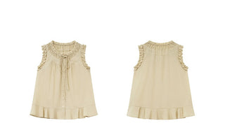 sleeveless casual shirt