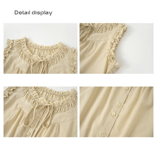 sleeveless casual shirt