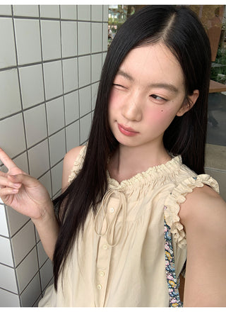 sleeveless casual shirt