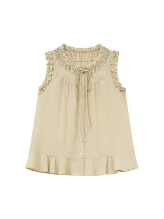 sleeveless casual shirt