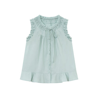 sleeveless casual shirt