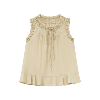 sleeveless casual shirt