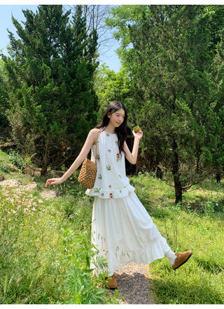 ruffle camisole top