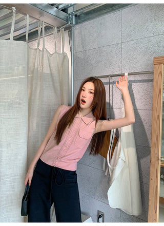 pocket sleeveless top