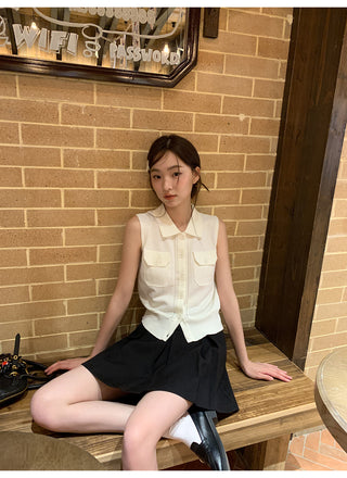 pocket sleeveless top