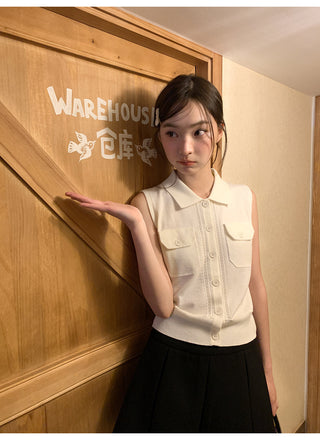 pocket sleeveless top