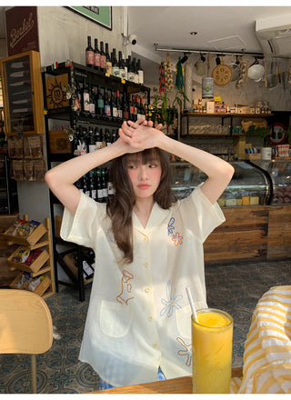 Cuban collar shirt