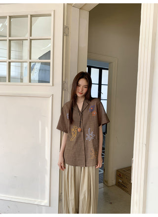 Cuban collar shirt