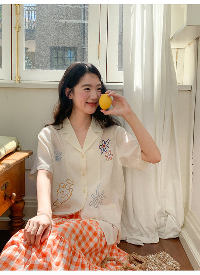 Cuban collar shirt