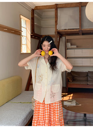 Cuban collar shirt
