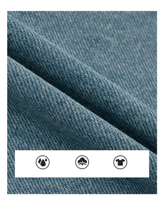 worn vest jeans