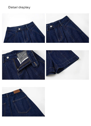 dark denim shorts 01