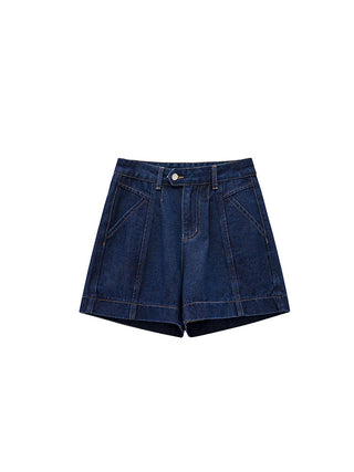dark denim shorts 01