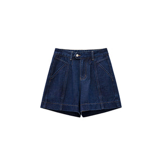 dark denim shorts 01