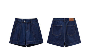dark denim shorts 01