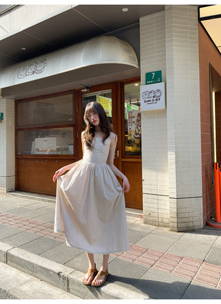 stitching plaid dress