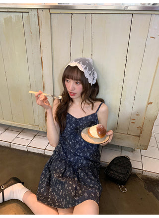 floral strap dress