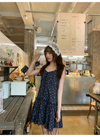 floral strap dress