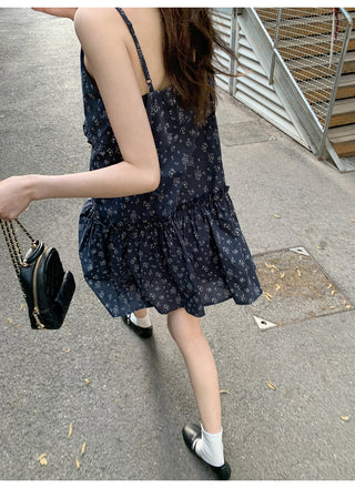 floral strap dress