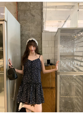 floral strap dress