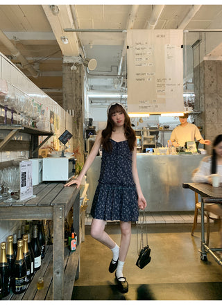 floral strap dress