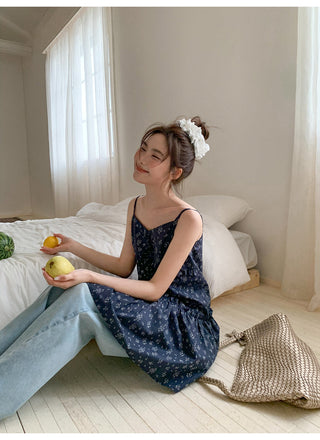 floral strap dress