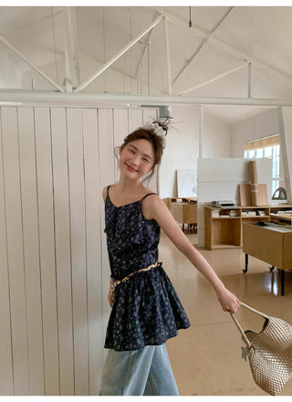 floral strap dress