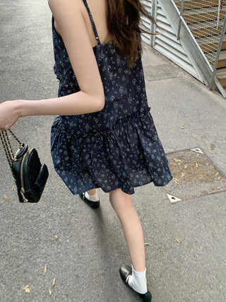 floral strap dress