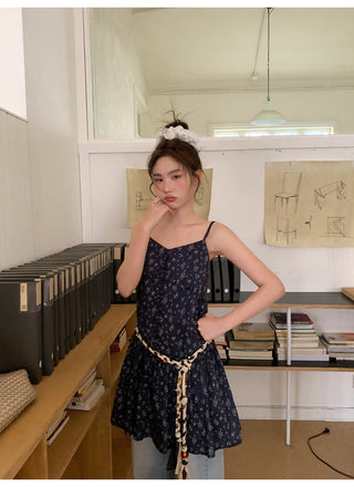 floral strap dress