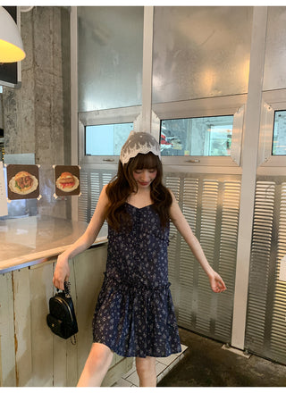 floral strap dress