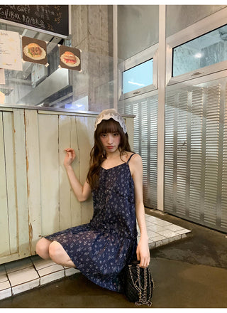 floral strap dress