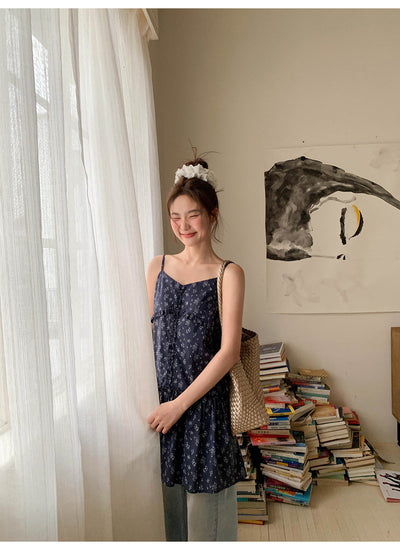 floral strap dress
