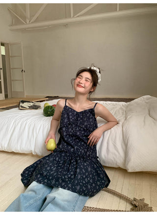 floral strap dress