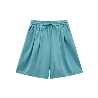 elastic waist shorts