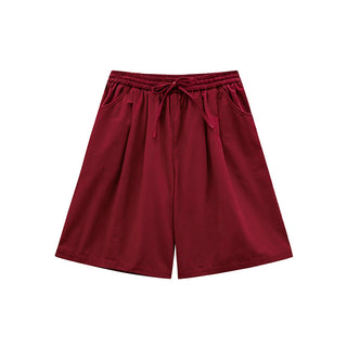 elastic waist shorts