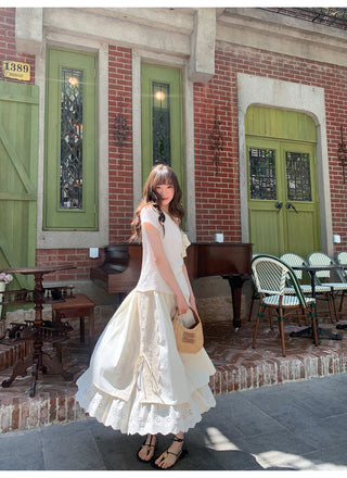 lace stitch skirt