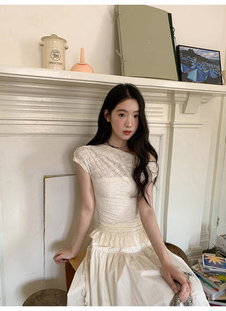 lace stitch skirt