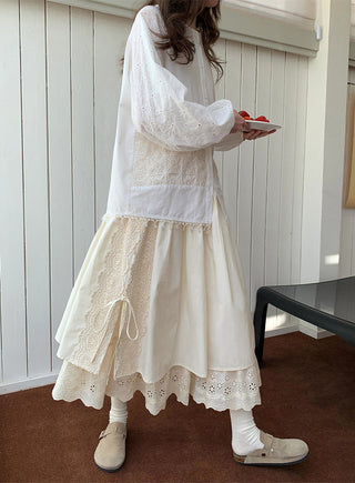 lace stitch skirt