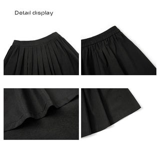 fluffy A-line skirt