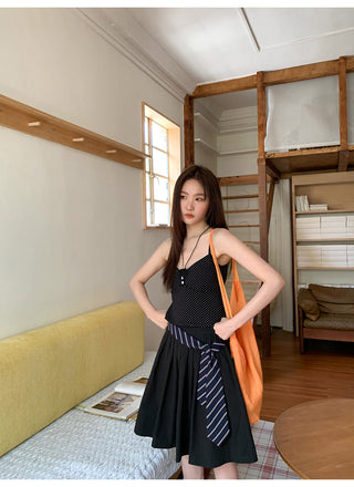 fluffy A-line skirt