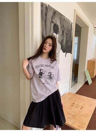 fluffy A-line skirt