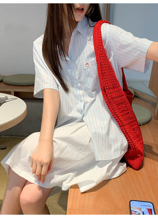 fluffy A-line skirt