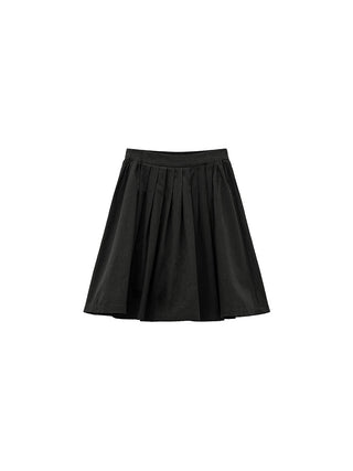 fluffy A-line skirt
